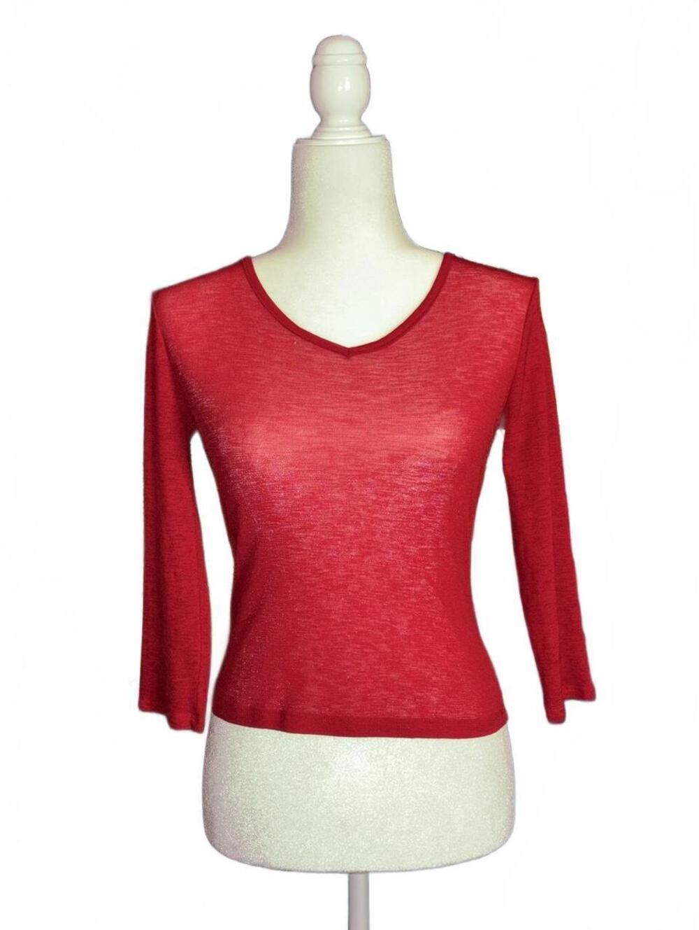 Y2K Rave sheer long sleeve top